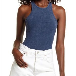 Blue bodysuit NWOT